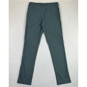 Outlier Pants Mens 32x32 Green Slim Fit Nylon Stretch Chino Travel Performance